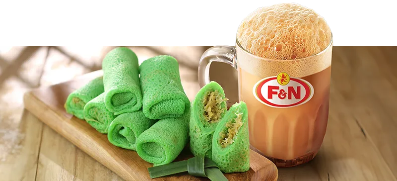 Kuih Ketayap & Teh Tarik Masala